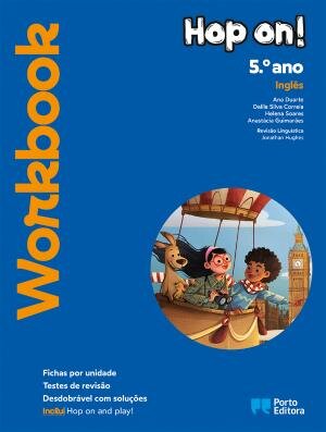 Hop on! - Inglês - 5.º Ano Workbook 2025