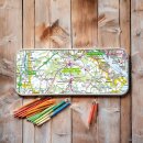 OS Map Metal Pencil Tin - New Forest National Park