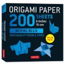 Origami Paper 200 sheets Royal Blue 6"