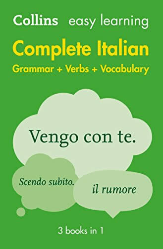 Easy Learning Complete Italian Grammar Verbs And V