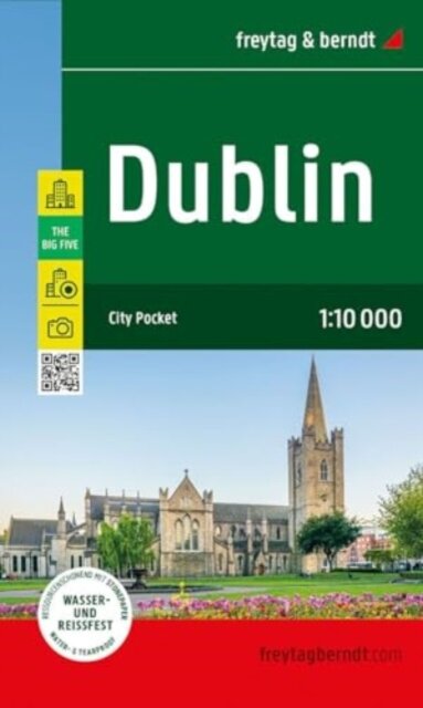 Dublin, City Pocket Map 1:10,000