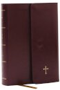 KJV Holy Bible: Compact with 43,000 Cross References, Burgundy Leatherflex with flap, Red Letter, Comfort Print: King James Version