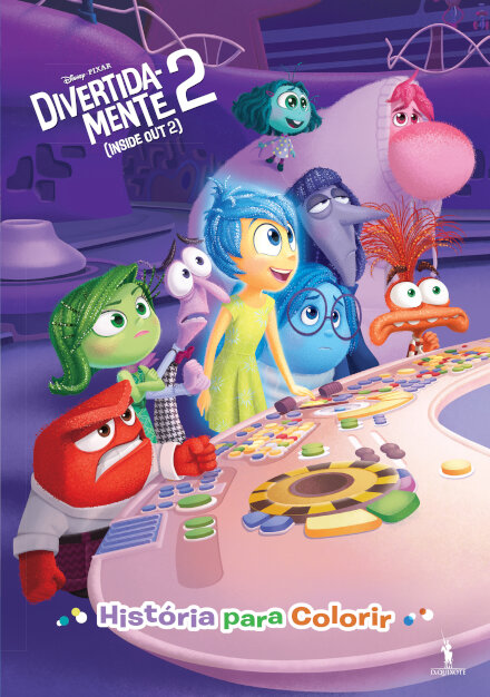 Inside Out 2 (Divertida-Mente): História Para Colorir