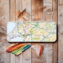 OS Map Metal Pencil Tin - Snowdonia National Park