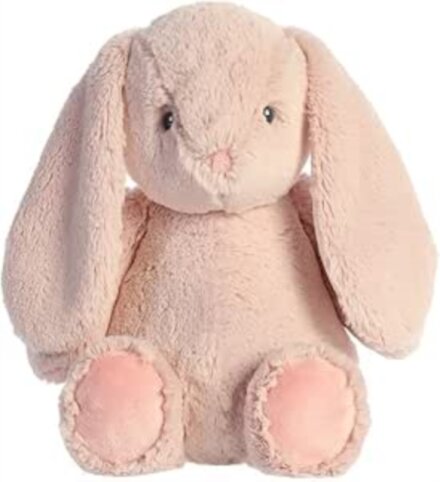 Soft Toy Dewey Rabbit Rose 12.5In
