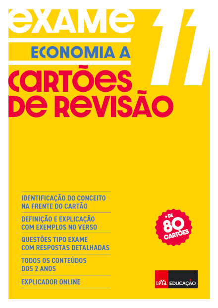 Cartões de Revisão Economia A 11