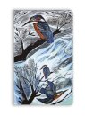 Angela Harding: Suffolk Kingfishers (Soft Touch Journal)