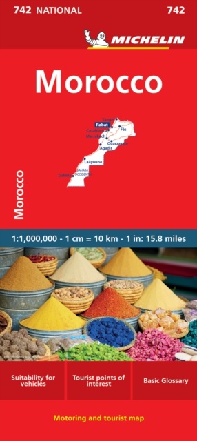Morocco - Michelin National Map 742