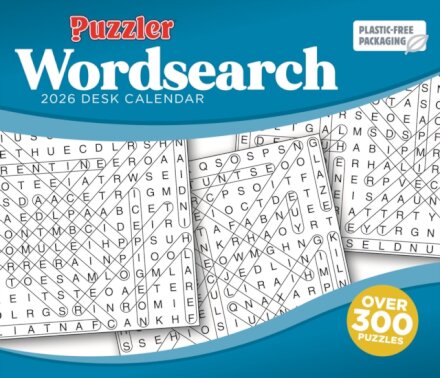 Word Search Puzzler Box Calendar 2026