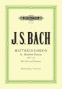 St. Matthew Passion BWV 244 (Vocal Score)