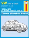 VW 1302 & 1302S (70 - 72) Haynes Repair Manual