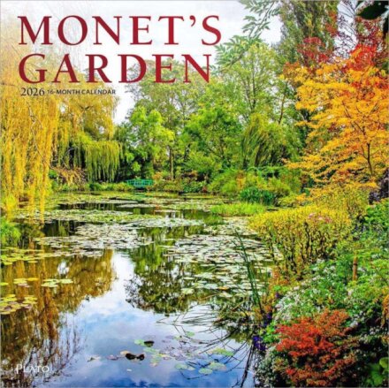 Monet's Garden 2026 Square Plato Foil Calendar