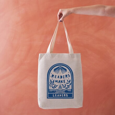 Readers make Leaders - Literary Tote Bag