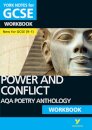 AQA Poetry Anthology - Power and Conflict: York Notes for GCSE Workbook - for 2026, 2027 exams