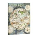 Celestial Planisphere Midi Lined Softcover Flexi Journal