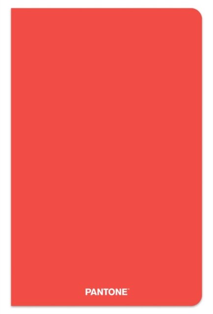 Pantone Official Red 5.25 X 8.25 Inch Lined Compact Journal Non-Dated