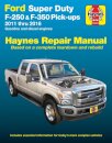 Ford Super Duty F-250 & F-350 Pick-ups (11-16) Haynes Repair Manual