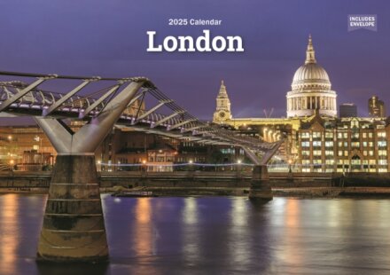 London A5 Calendar 2025
