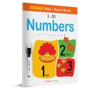 Reusable Wipe And Clean Book 1-10 Numbers : Write And Practice Numbers (1-10)