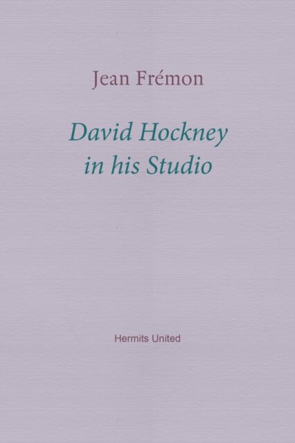 David Hockney in his Studio