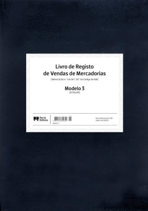 Livro de Registos de Vendas de Mercadorias - Modelo 3
