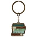 Keyring Metal - Pulteney Press (Quiet in the Library)