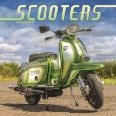 Scooters Square Wall Calendar 2026