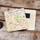 OS Map Wooden Square Magnet - Yorkshire Dales National Park