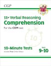 11+ CEM 10-Minute Tests: Comprehension - Ages 9-10 (with Online Edition)