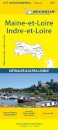 Indre-et-Loire Maine-et-Loire - Michelin Local Map 317