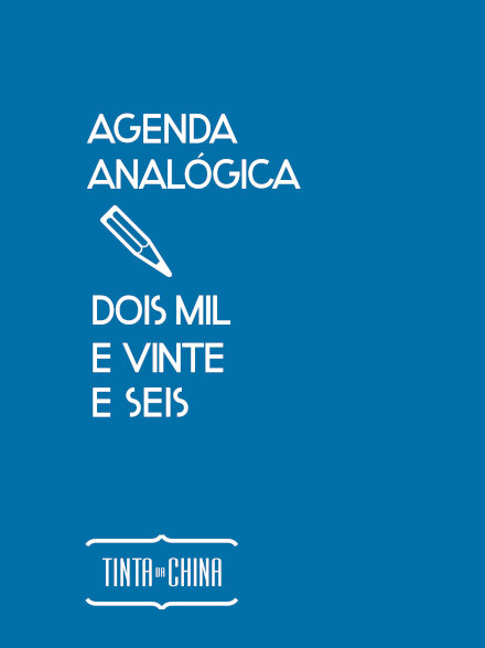 Agenda Analógica 2026 (Azul)