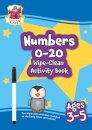 Numbers 0-20 Wipe-Clean Activity Book for Ages 3-5 (with pen)