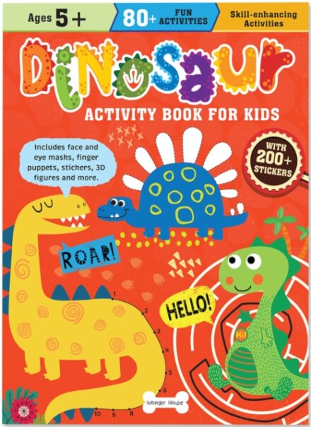 Dinosaur Activity Book for Kids