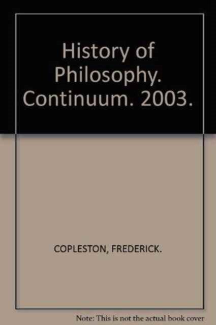 History Of Philosophy