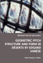 Geometric Pitch Structure and Form in Deserts by Edgard Varese