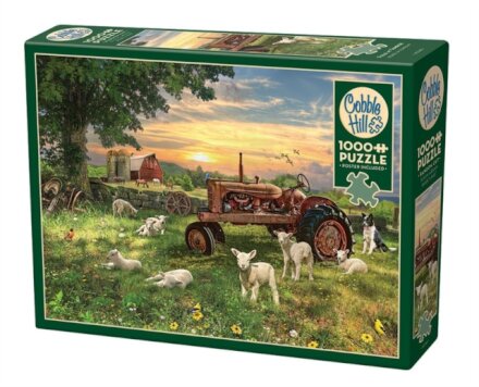 Cobble Hill Field at Sunrise 1000 Piece Jigsaw Puzzle