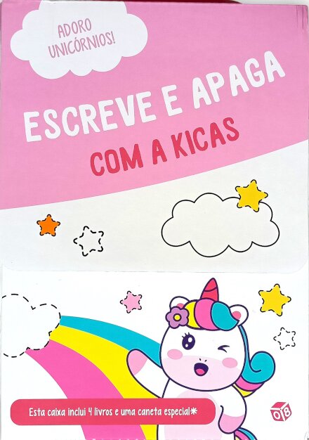 Adoro Unicórnios! Escreve E Apaga Com A Kicas