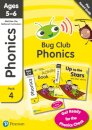 Phonics - Learn at Home Pack 4 (Bug Club), Phonics Sets 10-12 for ages 5-6 (Six stories + Parent Guide + Activity Book)