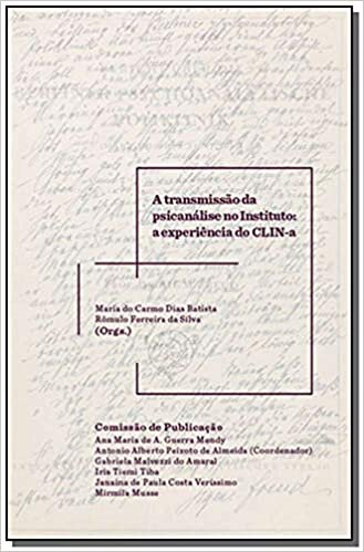 Transmissão Da Psicanálise No Instituto A Experiência Clin-A