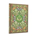 2026 Poetry in Bloom Midi 12-month Verso Hardcover Flexi Dayplanner 2026 (Elastic Band Closure)