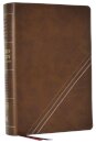 KJV, Word Study Reference Bible, Leathersoft, Brown, Red Letter, Comfort Print