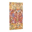 2026 Kara-ori Pink (Japanese Kimono) Slim 12-month Horizontal Hardcover Flexi Dayplanner 2026 (Elastic Band Closure)