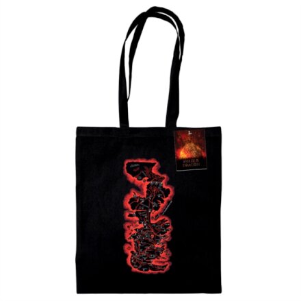 House Of Dragons (Map) Black Tote Bag