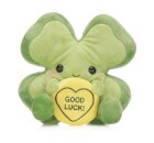 Love Hearts 7" Good Luck Clover Plush Gift