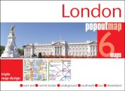 London PopOut Map - 3 pop up maps in 1 pocket size format