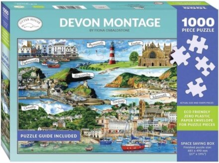 Jigsaw 1000 Piece - Devon Montage (L)