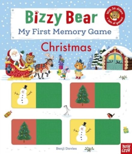 Bizzy Bear My First Memory Game Book Christmas