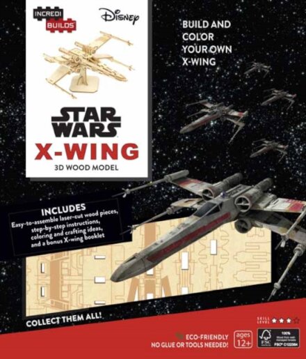 IncrediBuilds: Star Wars: X-Wing 3D Wood Model