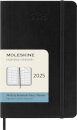 Moleskine 2025 12-Month Monthly Pocket Softcover Notebook: Black