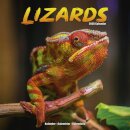 Lizards Calendar 2026  Square Animal Wall Calendar - 16 Month